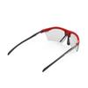 RUDY PROJECT Sports Sunglasses for Road and RYDON SLIM Fire Red Frame with Impact X2 Photochromic Black Bikes, Cycling, Marathons, Jogging,