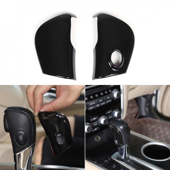 Glossy Black Center Gear Shift Knob Trim Cover For Nissan Pathfinder 2013-18