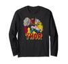 Marvel Avengers Vintage Comics Thor Mighty Hammer Throw Long Sleeve T-Shirt