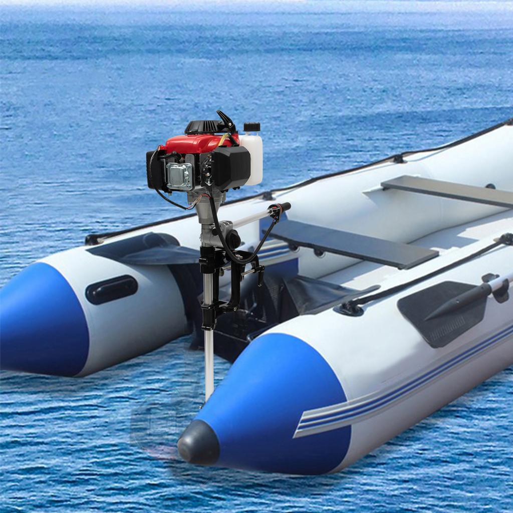 1.6KW 4 Stroke Outboard Motor High Power Inflatable Boat Engine External Hanging Marine Electric Thrusters Propeller