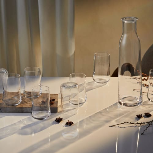 HOLMEGAARD ??MINIMA Bottle with Clear Lid (Large) 1400ml Glass Bottle 4330403