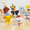 HUIQIBAO Cute Pet Dog Cat Micro Model Building Block Kids Mini City Cartoon Animal Diamond Bricks Educational Toys Children Gift