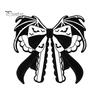 Halloween Costume Pin Brooch Pin, Enamel Skull Bow Design Brooch, Style Snap-On Cool Accessory Badge for Backpacks Collars Hats Holiday Decoration