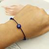 2 pcs Adjustable Lucky Black Red String Bracelets Flat Blue Evil Eye Woven Men Lucky Bracelet Women Femme New Fashion Jewelry