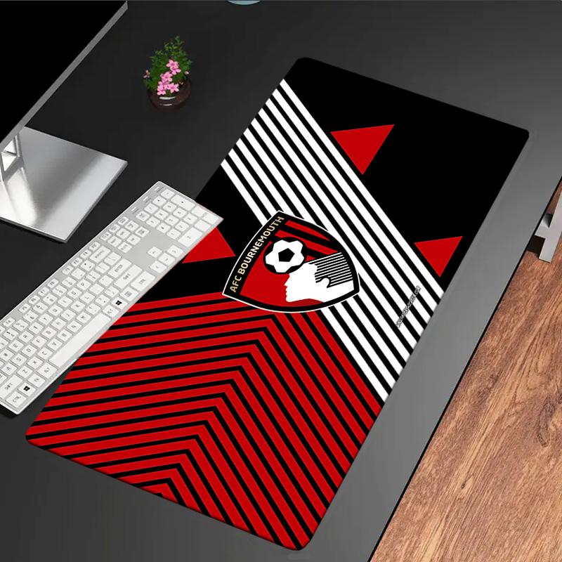 Tappetino per mouse AFC Bournemouth, base in gomma, tappetino da scrivania per esports, tappetino per mouse per giocatori e uso in ufficio, scrivania da gaming, tappetino facile da pulire
