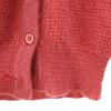 Chloe Long Sleeve V Neck Knit Cardigan 40 Pink Women Used