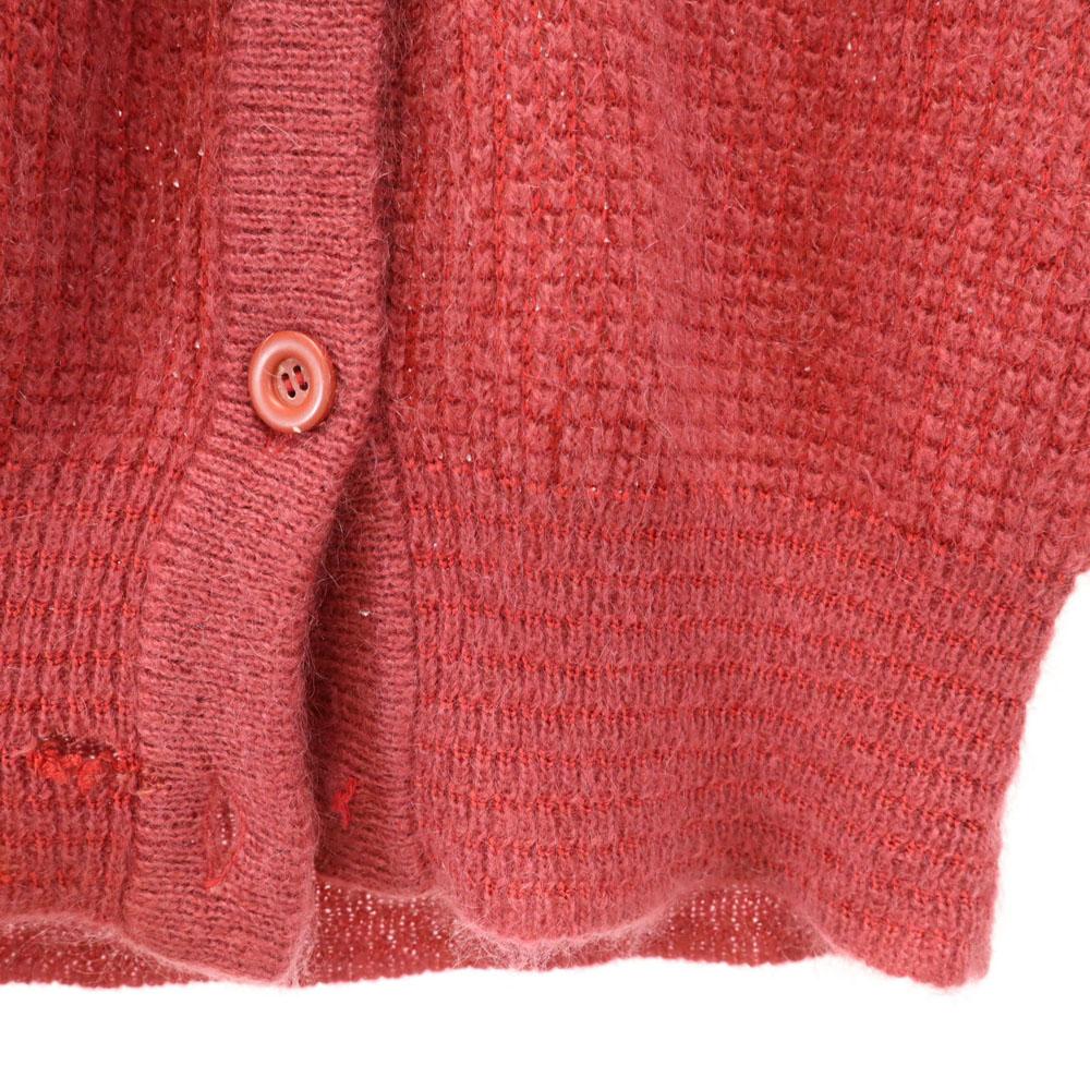 Chloe Long Sleeve V Neck Knit Cardigan 40 Pink Women Used