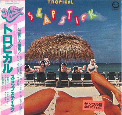 LP Schallplatte SLAPSTICK Tropical C25A0098PROMO CANYON 1980 Japan Obi Japanischer Pop-Rock Gebraucht