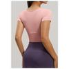 Women's Yoga Short Sleeve Sports Fitness Tops