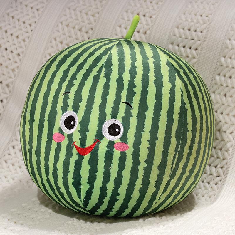 Fruit Plush Toy Collection: Strawberry, Pear, Orange, Avocado, Watermelon, Apple - Cute Creative Dolls & Ornaments 10cm Keychain