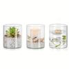 3 Pcs Candle Holder Clear Acrylic Vases for Centerpieces Candles Floating Candles, Wedding Christmas Home Decor Cylinder
