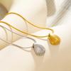 Classic Shell Pendant Necklace for Women - Hypoallergenic 18K Gold Plated Stainless Steel - Minimalist Dainty Beach Jewelry