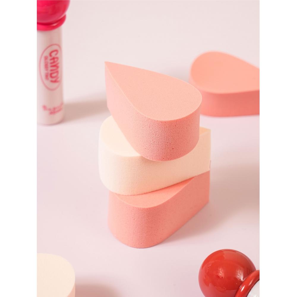 Daiso Water Drop Single Sided Puff Set Of 8