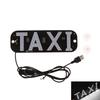 Led Signal Light Taxi Signal Lamp For Taxi Logo Light Usb Led Cab Panel Indicator Lights Signal Lamp Auto Decoration Lamp
