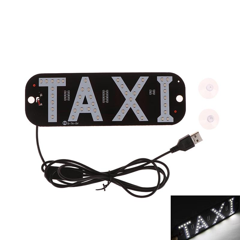 Led Signal Light Taxi Signal Lamp For Taxi Logo Light Usb Led Cab Panel Indicator Lights Signal Lamp Auto Decoration Lamp