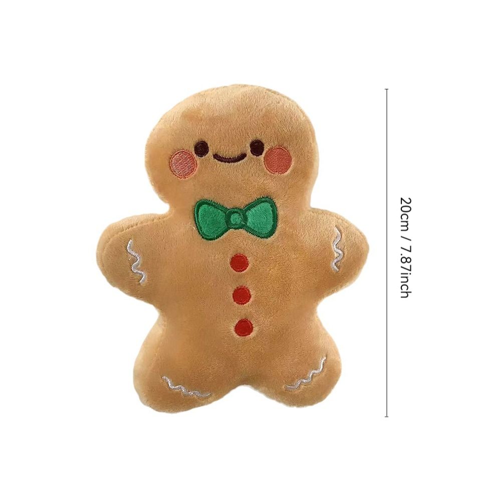 Christmas Tree Body Pillow Gingerbread Man Christmas Ornament Cute Holiday Dolls