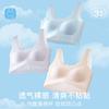 Sweet Girl Seamless Underwear Development Period Middle and High School Students Fixed Cup Upper Support Gathering Comfortable Steel Ring Bra