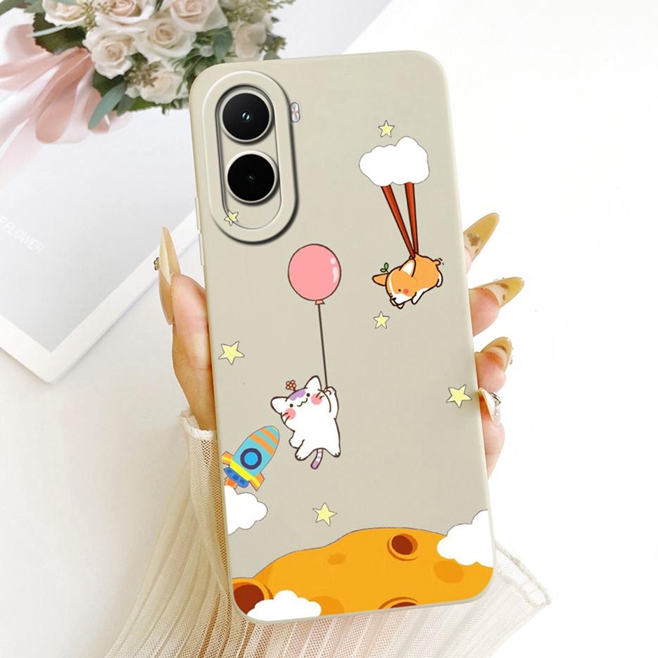 For Xiaomi Poco M7 4G Case Cute Dinosaur Astronaut Painted Cover Soft Silicone Phone Case For Xiaomi Poco M7 Plus M7Plus 5G Bags