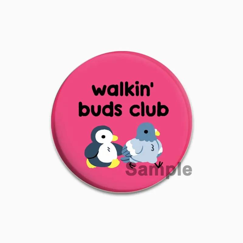 32/44/58mm Funny Cartoon Round Tinplate Pin Brooches Clothes Bag Decor Snap-in Badge Fashion Jewelry Gift