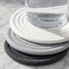 8 Piece Braided Cotton Coaster Set for Home Office Tabletop Protection Absorbent Round Coasters for Drinks Mugs Cups