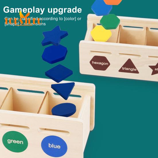 1 Set Color Sort Toys Shape Pairing Puzzle Set Cognition Ability Multifunctional Color Sort Toys for Toddlers