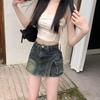 2026 Summer Women's High-Waisted Anti-Exposure A-Line Denim Skirt