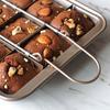Brownie Pans with Dividers, Non-Stick Brownie Baking Tray with Slicers, Baking Sheet Rectangular Pans for Oven Baking Bread,