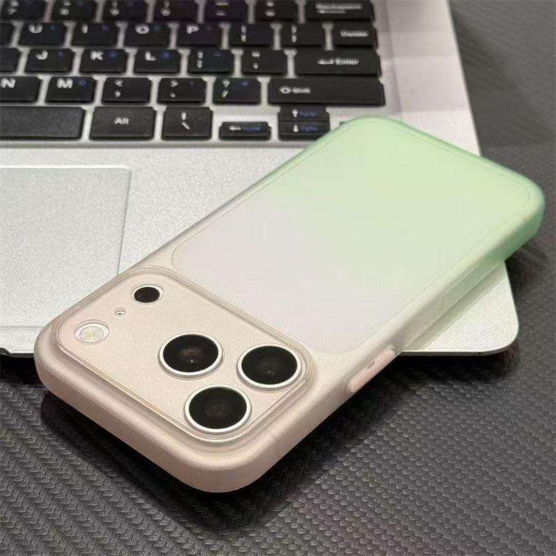 Frosted Gradient Ultra-thin TPU Anti-drop Case for iPhone 17 Pro Max, 16 Pro, 15.