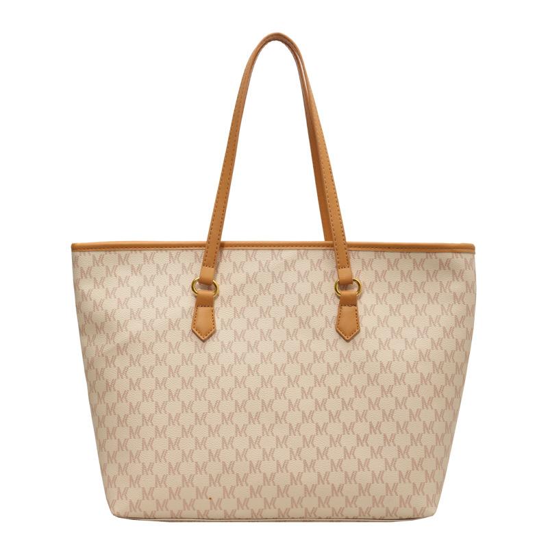 High sense women's large-capacity bag, new versatile shoulder bag, retro fashion commuter tote bag