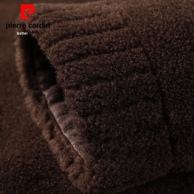 Pierre Cardin 100% Wool Stand Collar Fleece-Lined Winter Coat