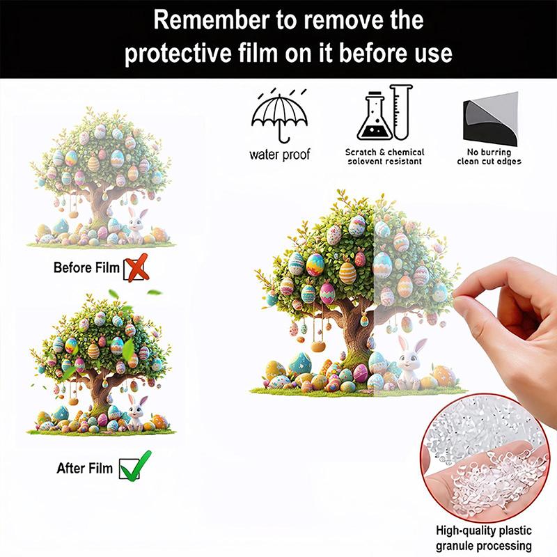 Wielkanocne Jajka Ozdoba na Biurko Dekoracja Wielkanocna Nowoczesna Prostota Wzór Króliczków Do Hotelu Szafki TV Sypialni Gabinetu Wnętrze