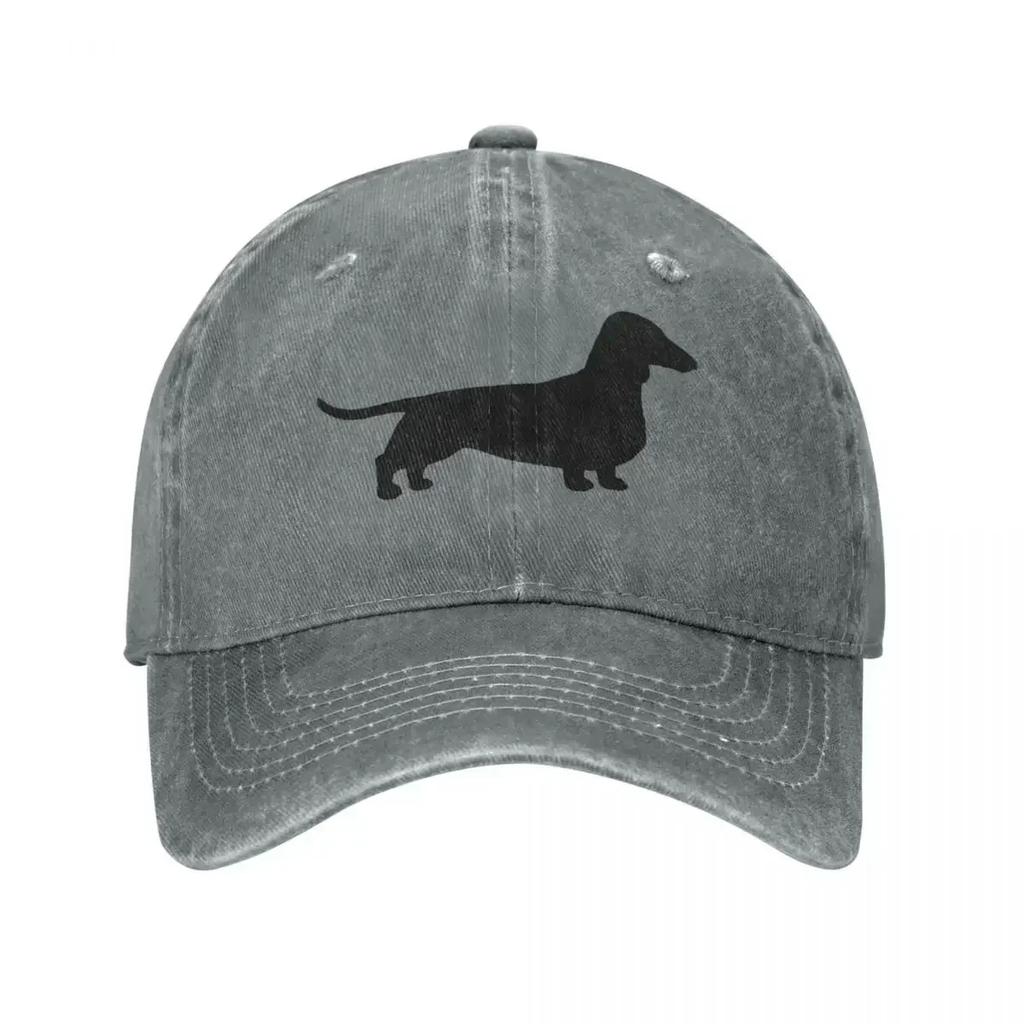 Dachshund Weiner Dog Baseball Cap Vintage Distressed Washed Snapback  Men Women Outdoor Summer S Hat
