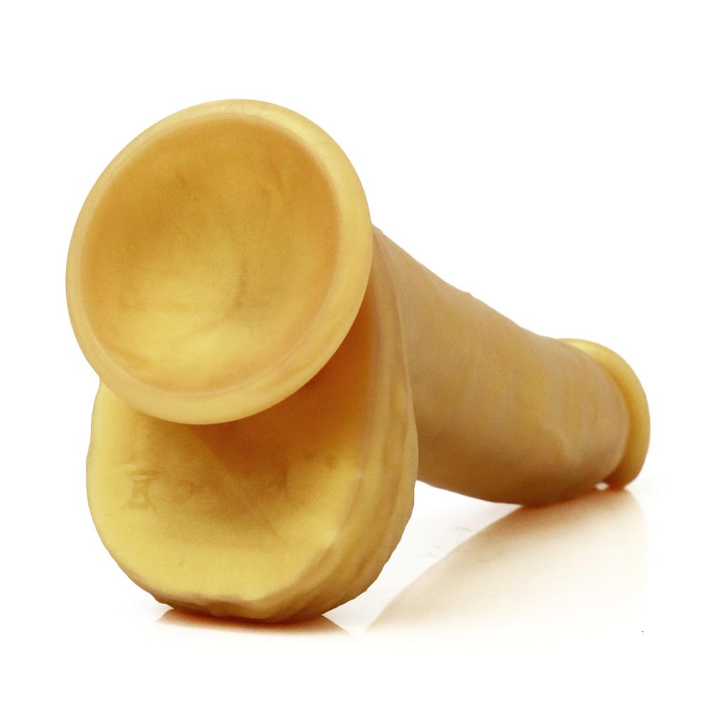 Silika Jel Süper Cilt Silikon Gerçekçi Yapay Penis Yumuşak Vantuz Büyük Büyük Strapon Penis Dick Yetişkin Seks Oyuncakları Kadınlar için Kadın Masturbator