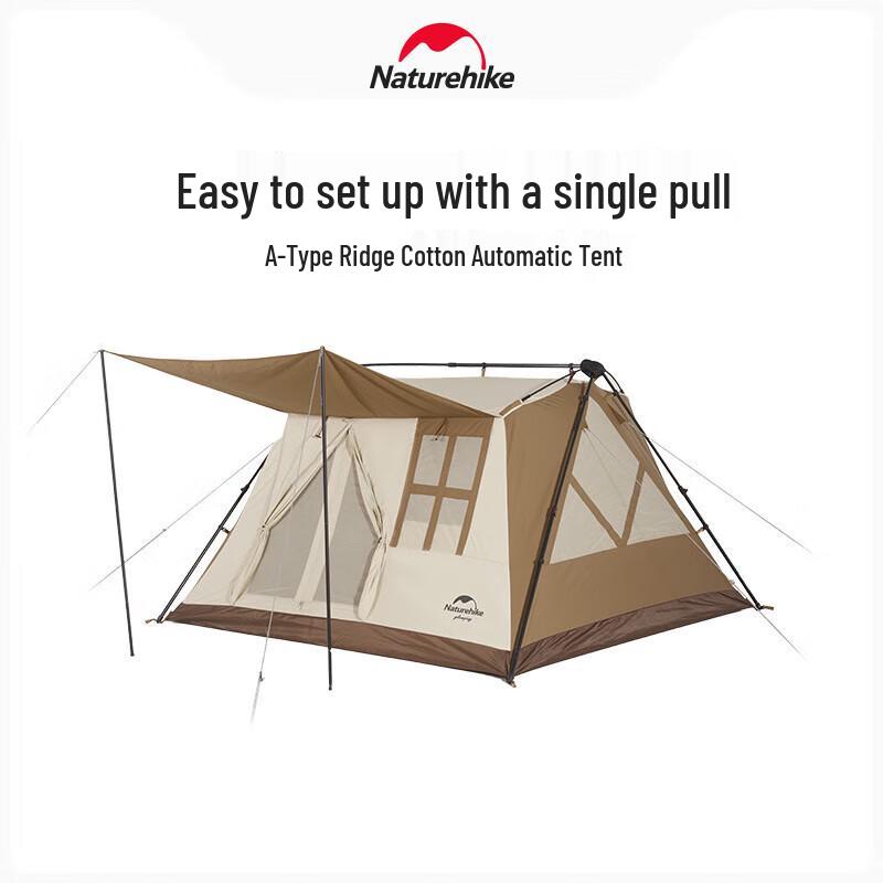 NatureHike A-Type Ridge Cotton Automatic Camping Tent