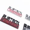 1Pc 3D Metal Rustbox Edition Logo Car Side Fender Rear Trunk Emblem Badge Sticker Decal