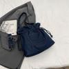 IELGY Korean Version of Fashionable Large-capacity Casual Denim Bucket Bag, Versatile Shoulder Underarm Bag