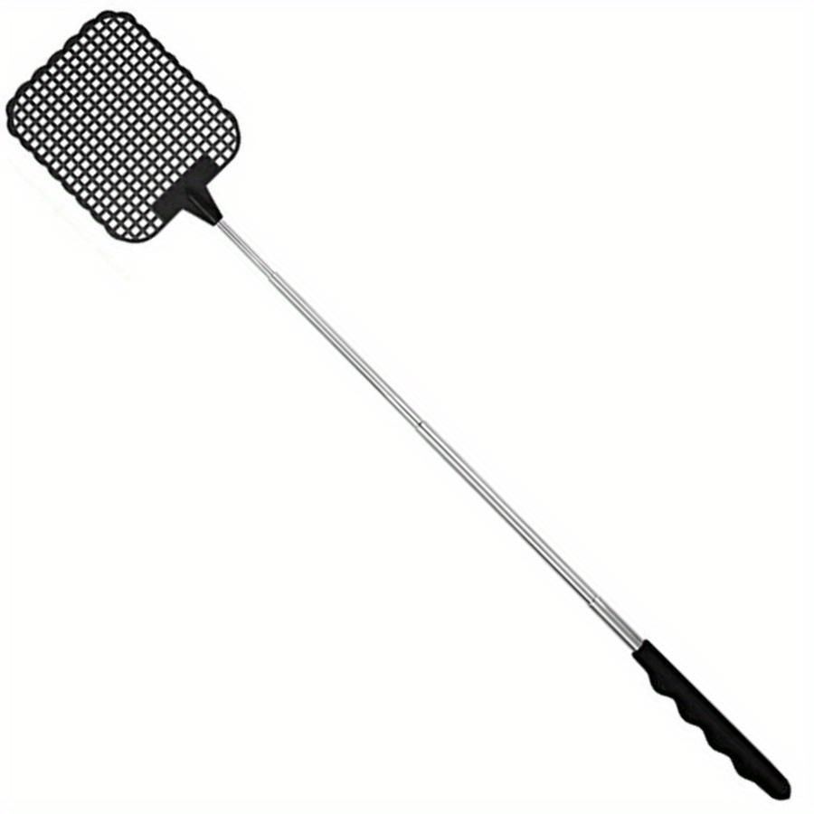 Retractable Stainless Steel Indoor Fly Swatter – Extendable Bug Zapper with Ergonomic Handle