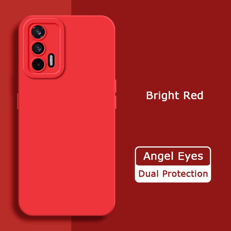 

Чехол для телефона из жидкого силикона с ангельскими глазками для Realme GT Neo Flash 2T 5G, мягкая задняя крышка, противоударный чехол RealmeGT GTNeo Neo2T Realme GT Neo Flash ярко-красный