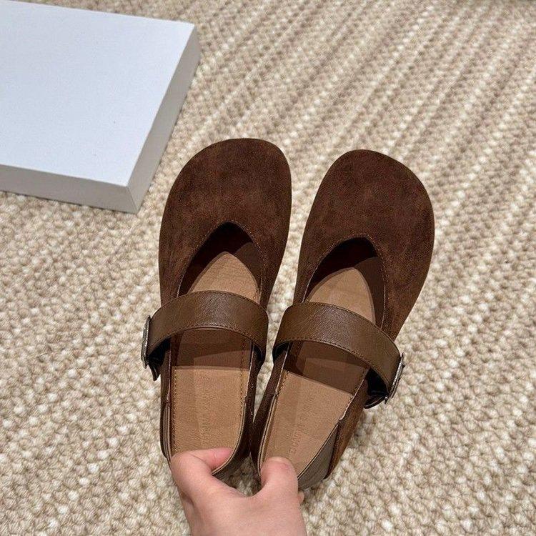 New Temperament Two Wear Leopard Print Mary Jane Shoes Women's 2025 Autumn Small Fragrant Wind Gentle Niche Retro Shallow Mouth Single Shoes