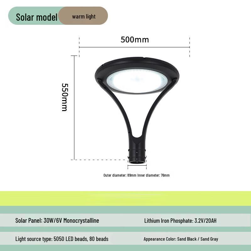 NuFeng Solar Outdoor Garden Light