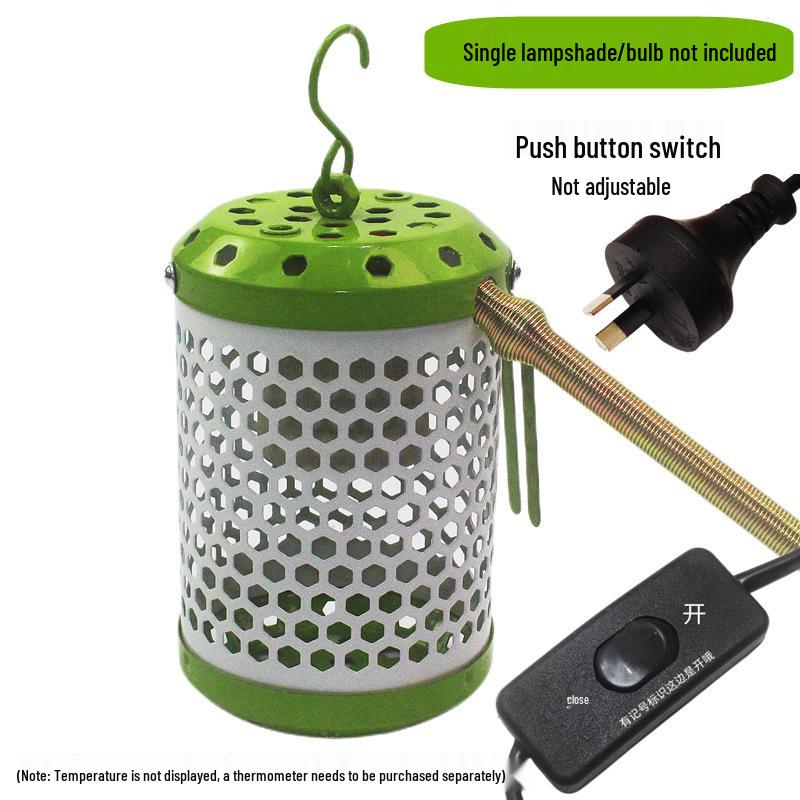 Pet Heat Lamp: Ceramic Heater for Birds, Cats, and Dogs - Winter Nest & Cage Heating