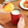 500ml izolovaný polévkový kelímek s přezkovým víkem Vakuová nádoba na potraviny Nepropustná nerezová nádoba na oběd s širokým hrdlem na horké jídlo