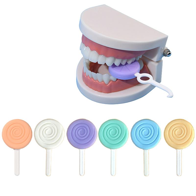 1Pcs Silicone Teeth Stick Bite Dental Aligner Chewies Bite Chewies Prevent Face Distortion Lollipop Shaped