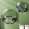 2pcs Kitchen Pot Lid Shelf Adjustable Wall-mounted Pot Cover Bracket Hook Self Adhesive Punch-Free Save Space for Home Kitchen
