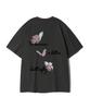 ELIMENO El Pink Fly Short Sleeve T-Shirt Charcoal
