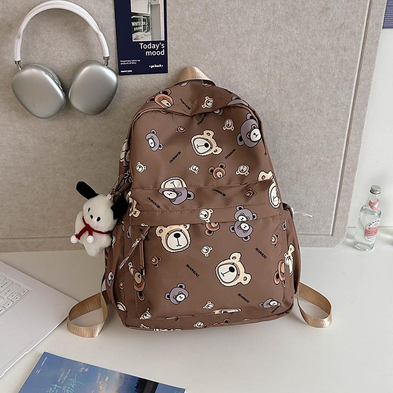 Schoolbag high value schoolbag female college student cute cartoon large capacity backpack lightweight high school junior high school travel backpack