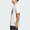 Adidas Donovan Mitchell 8-Bit Graphics Signature Basketball Graphic Tee Off White Men Streetwear II7792