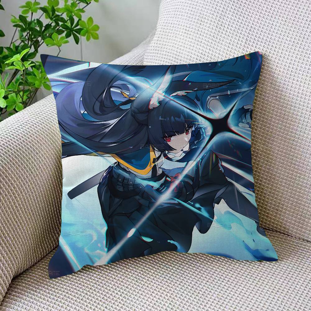 Zenless Zone Zero Hoshimi Miyabi Pillow Gift Home Office Decoration Pillow Bedroom Sofa Car Cushion CoverPillow Case