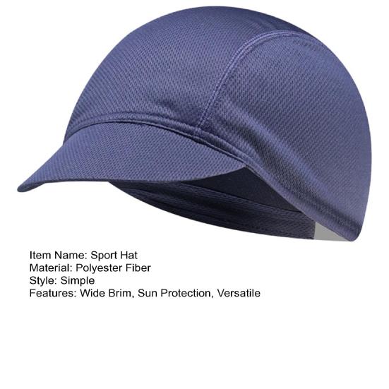 Sportmütze Breiter Rand Sonnenschutz Outdoor Radmütze Atmungsaktives Netz Schnelltrocknend UV-Schutz Sommerhut