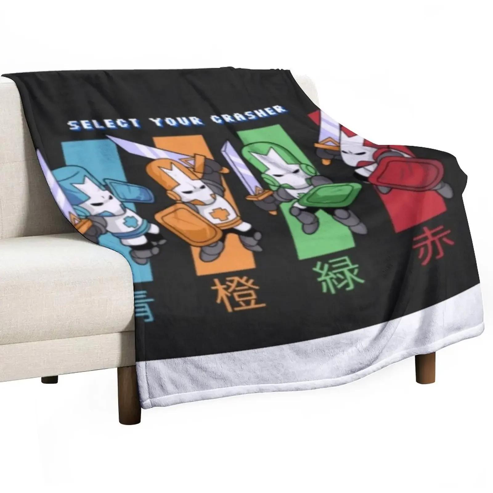 

Castle Crashers in Time Throw Blanket fluffy blanket Sofa Blankets# 75X95CM